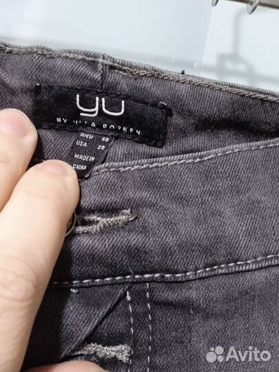 Джинсы черные серые Ulla Popken новые