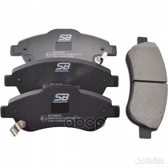 Колодки тормозные передние BP28808 SB Nagamochi