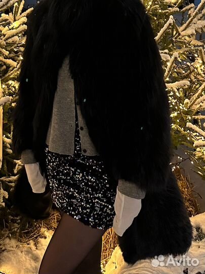 Юбка с пайетками