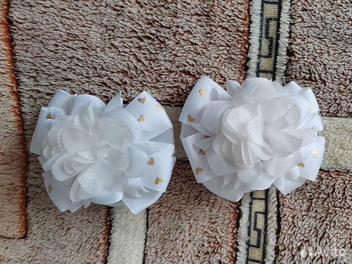 Бантики для волос ручной работы