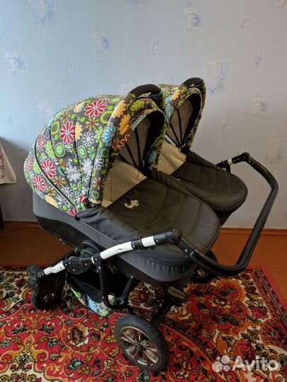 Коляска для двойни 3 в 1