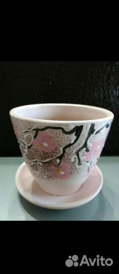 Набор керамических кашпо