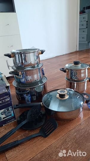 Набор посуды новый кастрюли