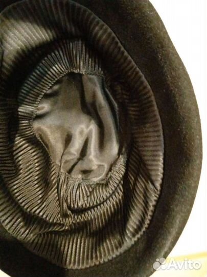 Шапка фетр с норкой