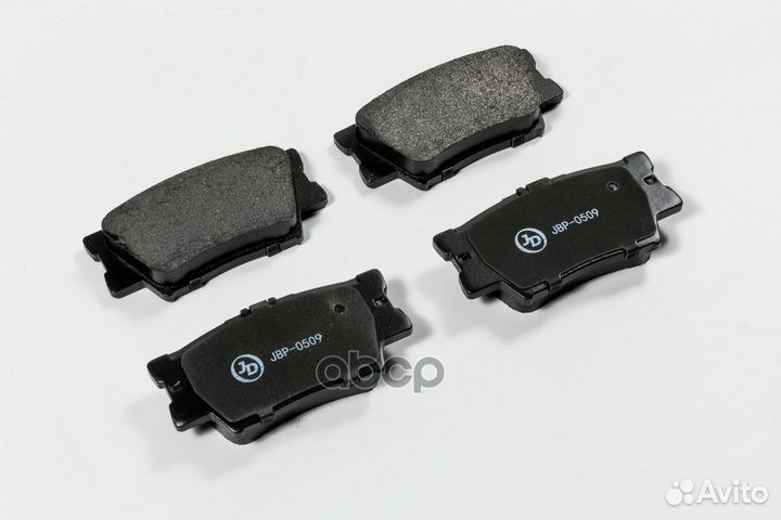 Колодки тормозные дисковые, задние JBP0509 Just