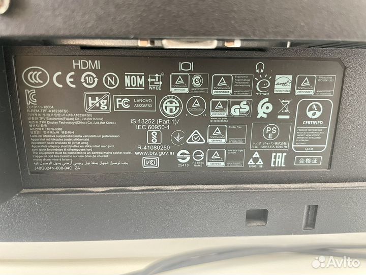 Монитор 1920x1080 Full Hd