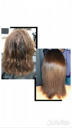 Ботокс для волос кератиновое выпрямление нанопласт