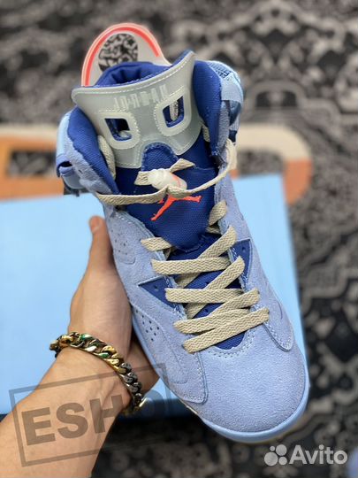 Travis Scott x Nike Air Jordan 6 Light Blue