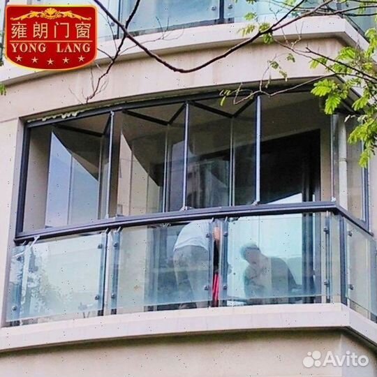 Балконы пластиковые с панорамным остеклением