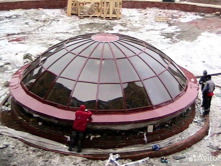 Зенитные фонари остекление