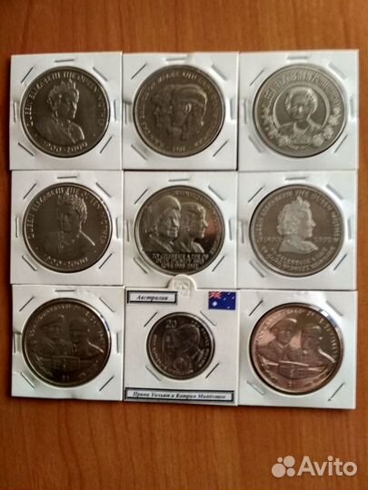 Монеты королевская семья