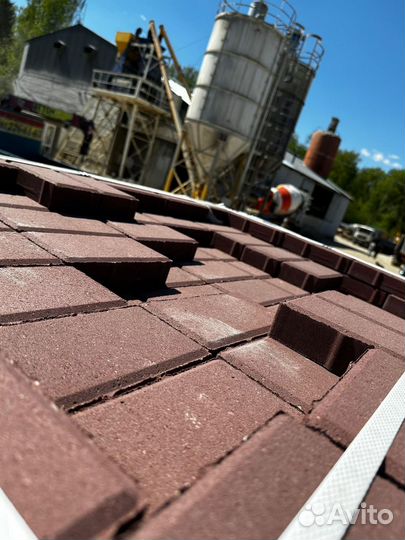 Тротуарная плитка кирпичик