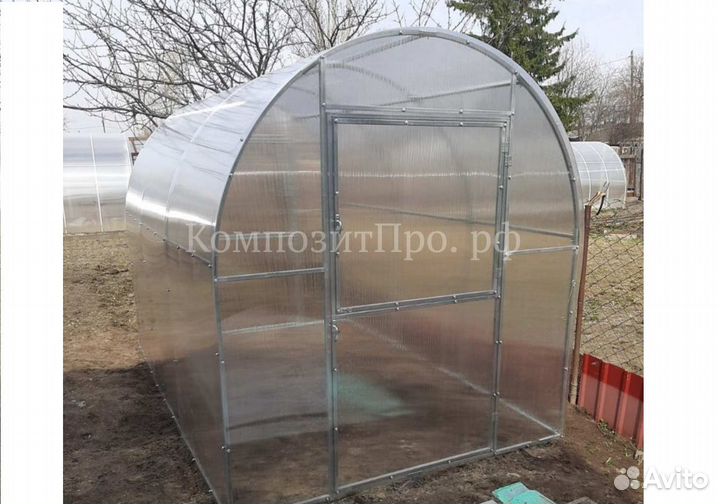 Теплица Усиленная 2х5 Комфорт