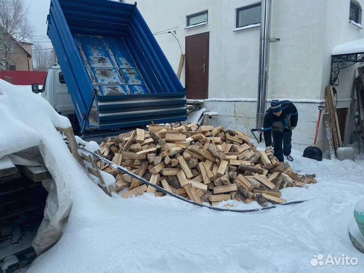 Дрова березовые. Колотые