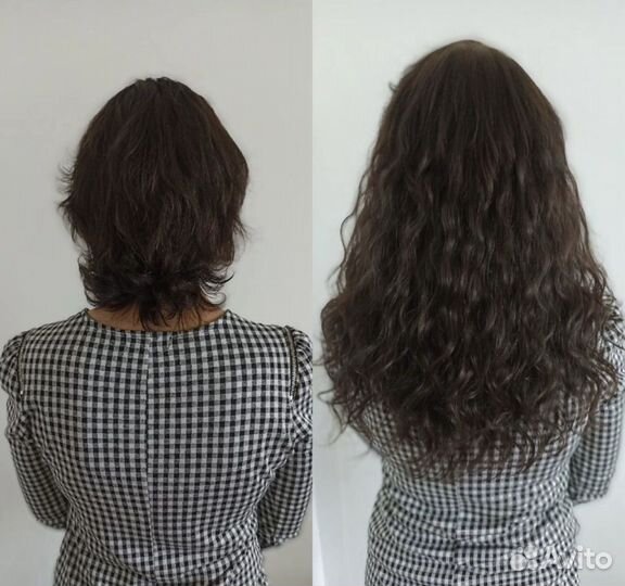 Наращивание волос (натуральные и биопротеиновые)