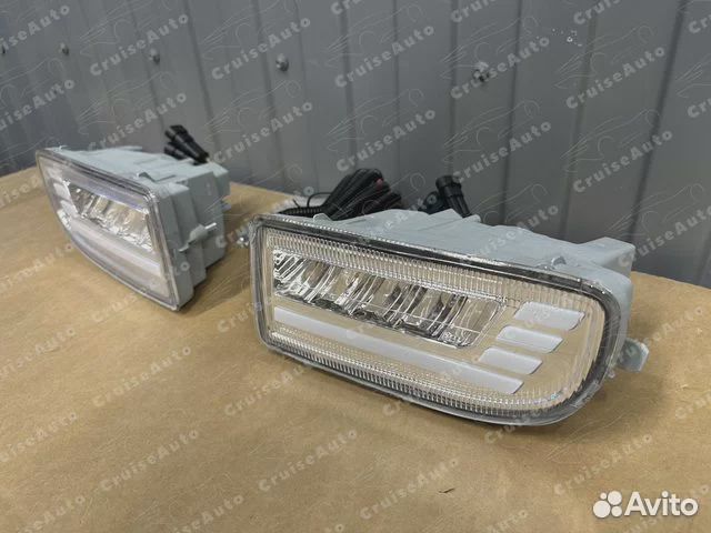 Противотуманки Land Cruiser 100 бегающие LED светл