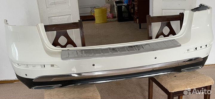 Бампер задний на mersedes ml 350