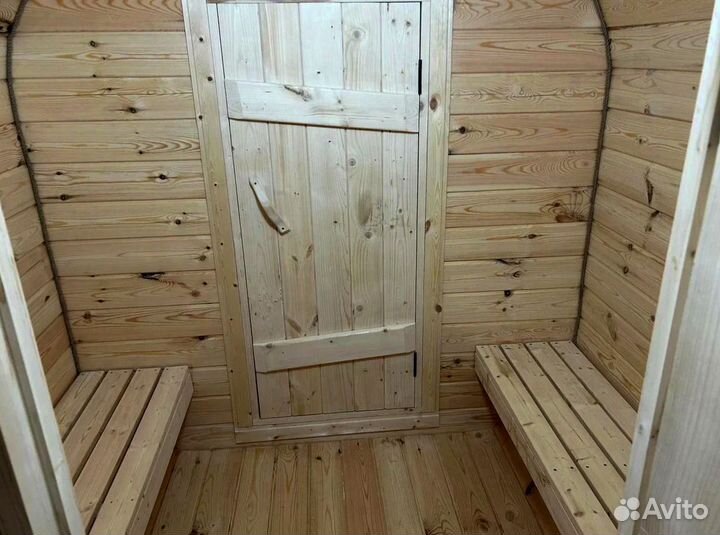 Баня бочка квадро