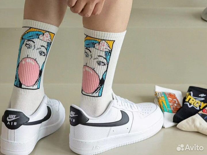 Носки унисекс с принтом