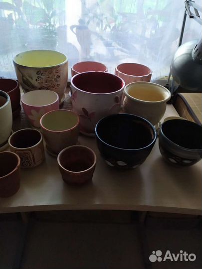 Горшок керамический,наборы