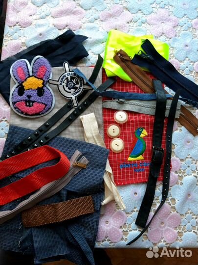 Продам лоскутки и фурнитуру для рукоделия