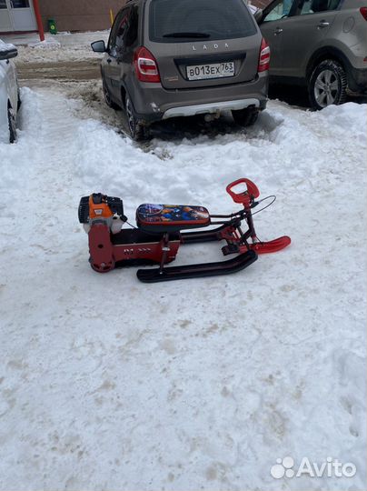 Насадка на снегокат