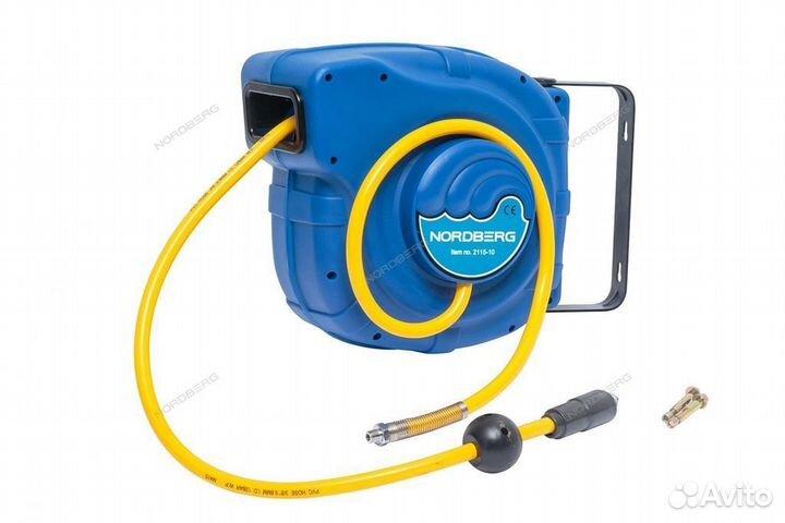 Шланг на самоскручивающейся катушке, 14 м.nordberg