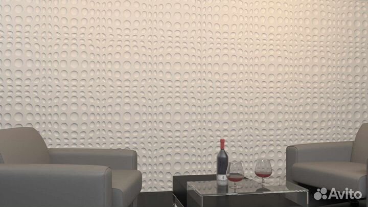 Гипсовая 3D панель 