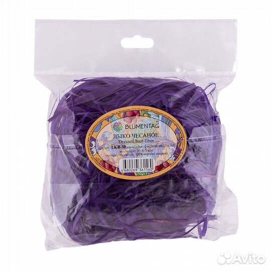 Blumentag LKB-30 Лыко чесаное цветное 30 г - 5 г