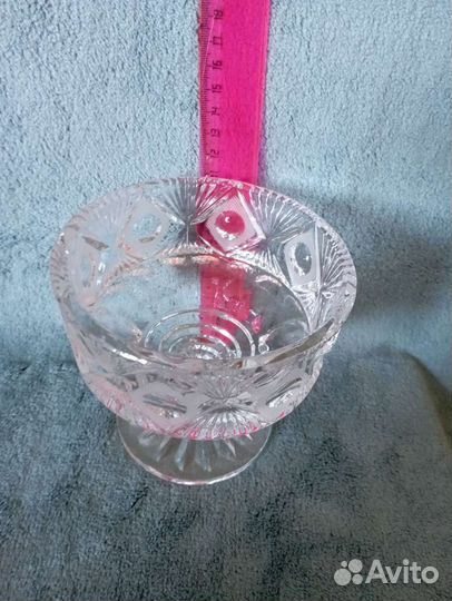 Ваза конфетница хрусталь СССР