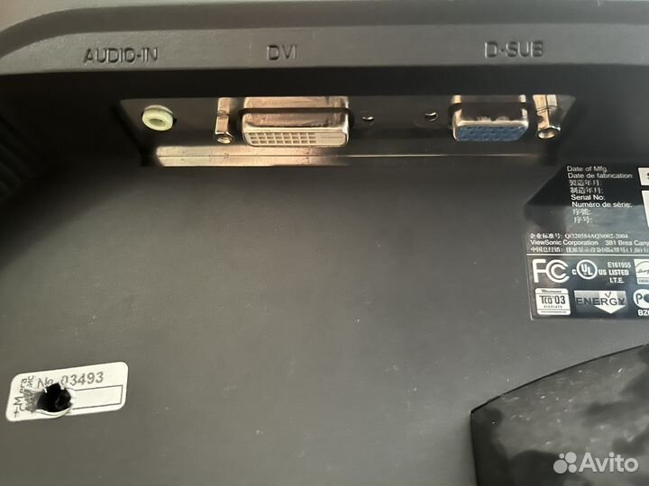 Монитор viewsonic 22