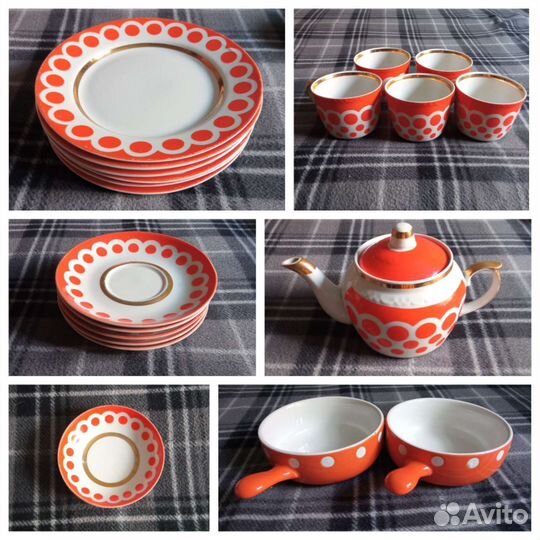 Посуда в горошек