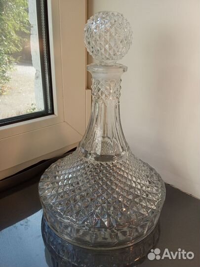 Яхтенный, графин и пять бокалов Чехия