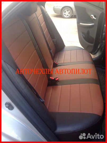 Чехлы Автопилот Toyota Corolla 10 из экокожи