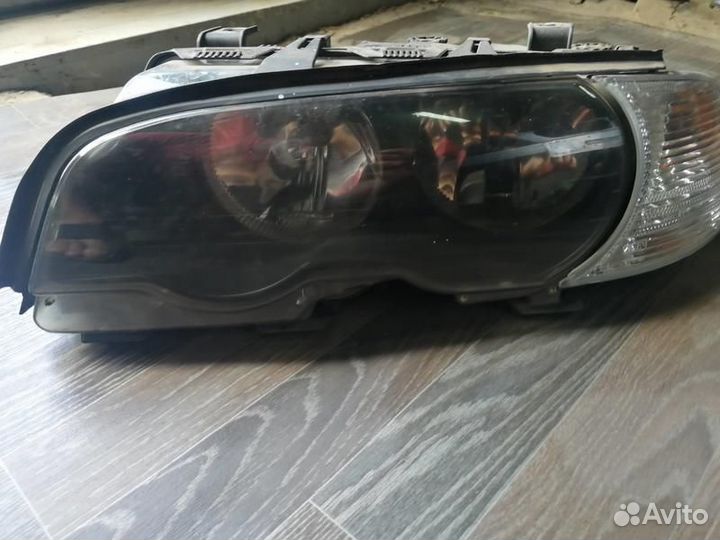 Фара левая BMW 3er E46 Coupe Дорестайлинг галоген
