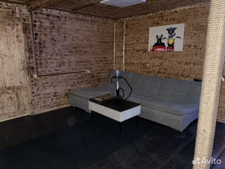 Баня на дровах с бассейном и подгреваемым чаном