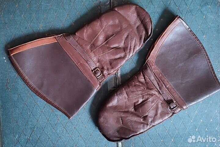 Краги летные,мотоциклетные. Меховые