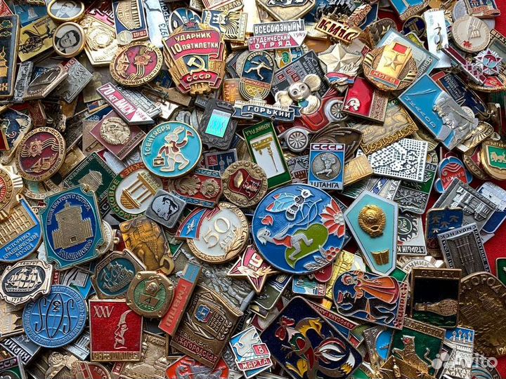 Оригинальные значки СССР 1000 штук