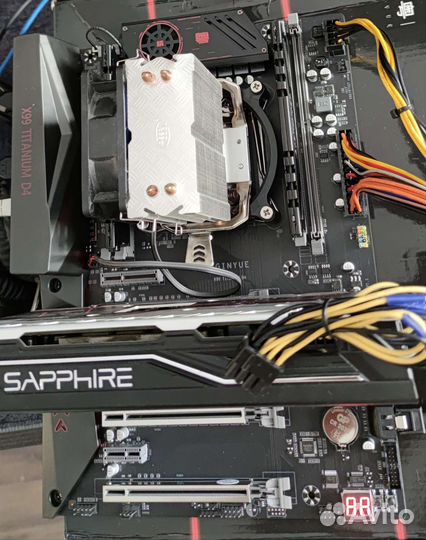 Мощный комплект Intel 12 ядер/16 Гб DDR4 озу/X99