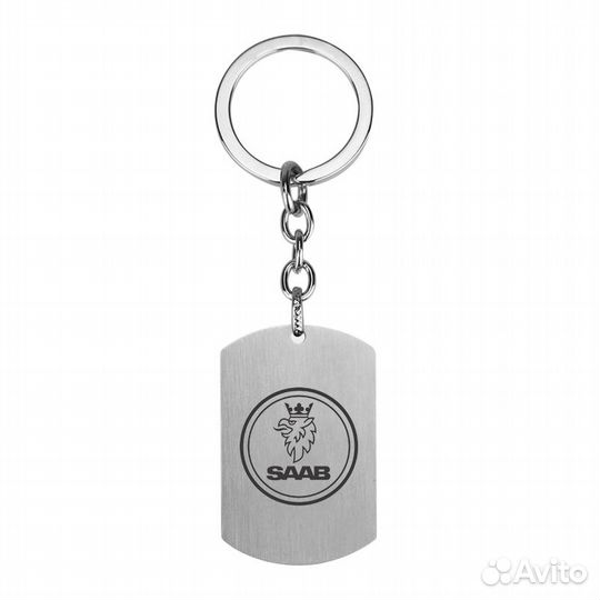 Брелок жетон для ключей с логотипом 