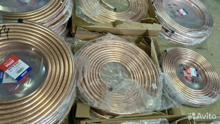 Медная климат-трубка 3/8 кондиционерная 15м