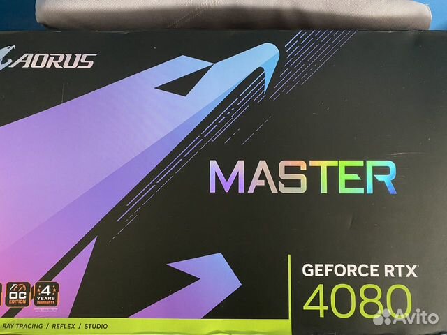 Видеокарта Nvidia RTX 4080 gigabyte aorus master