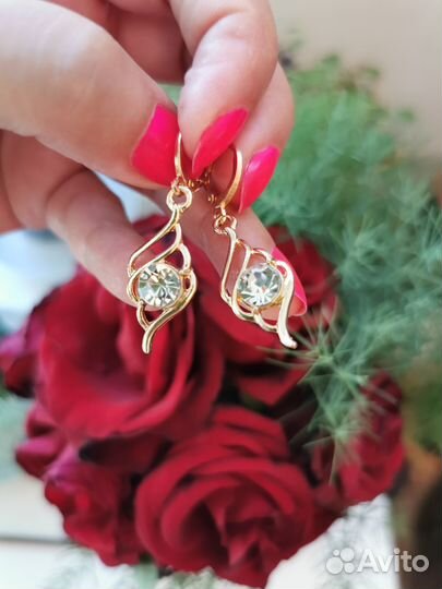 Серьги сияние