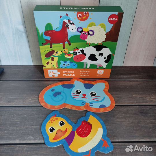 Новые макси пазл из очень плотного картона