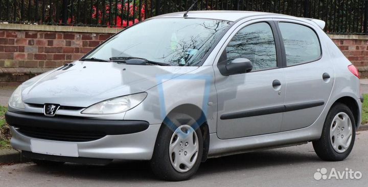 Порог левый Peugeot 206 1998-2012 (Klokkerholm)