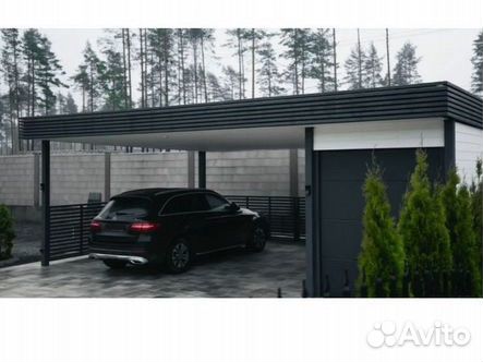 Изготовление навесов под премиум авто