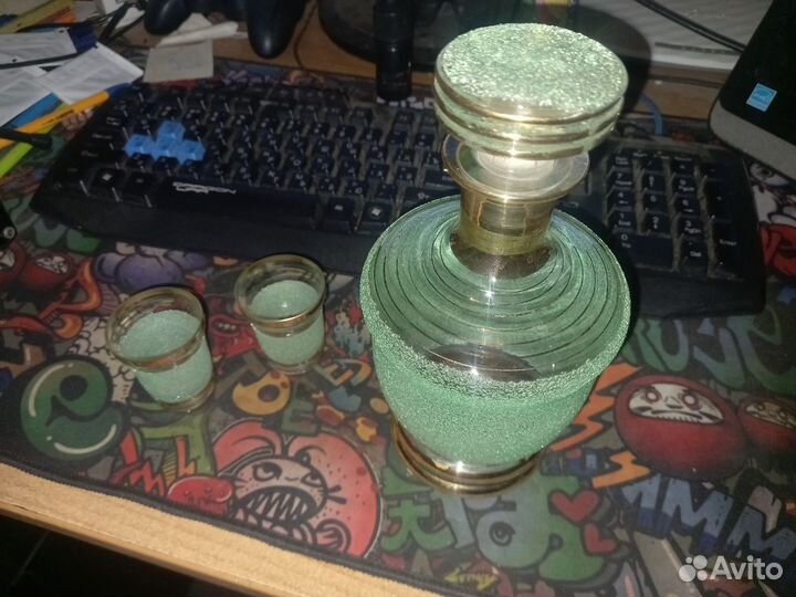 Набор графин и 2 стопки СССР