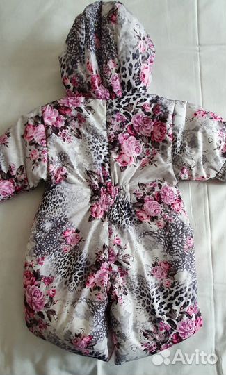 Зимний комбинезон для девочки 74-80