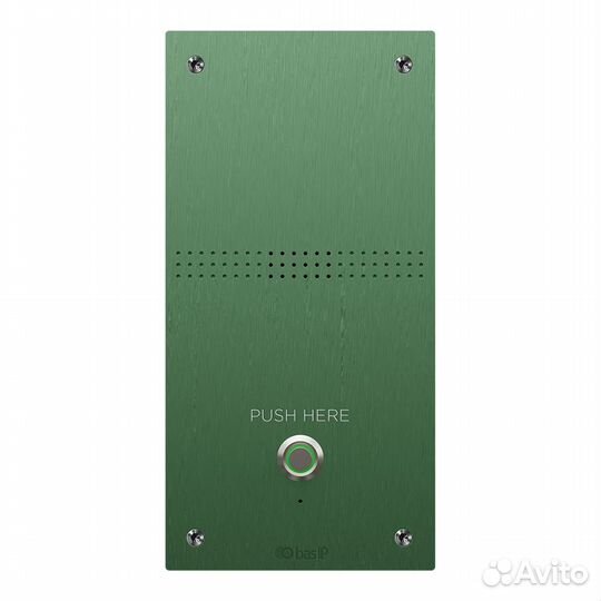 Вызывная панель BAS-IP AV-04AFD green