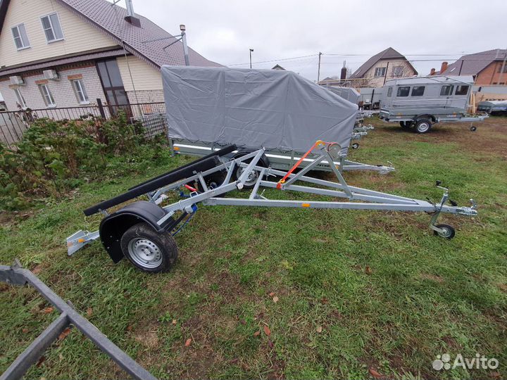 Прицеп лодочный 4.85м оцинк самосвал Трейлер